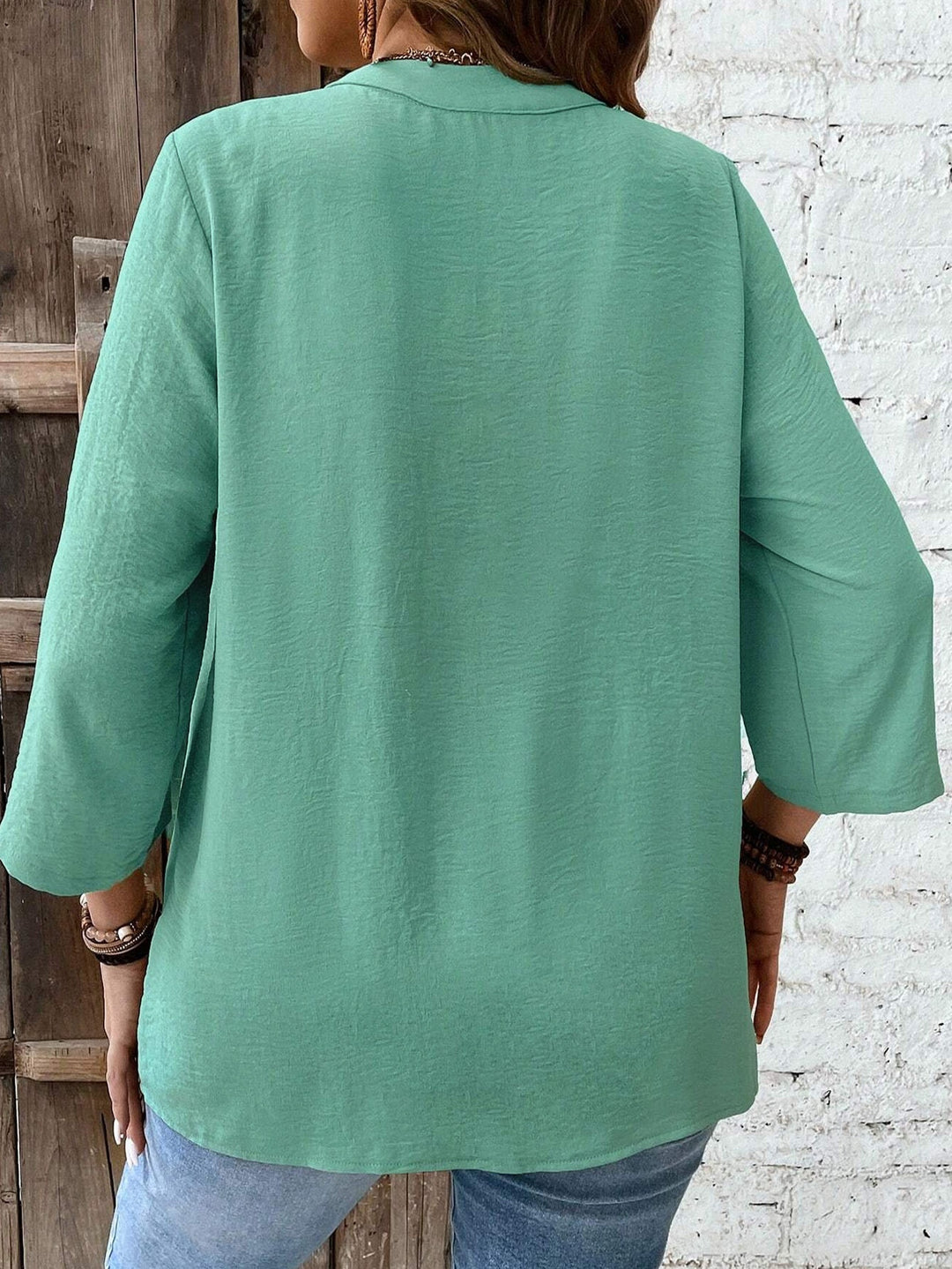 Serenna Lace Blouse - Luchtige Elegantie met Vrouwelijke Kantdetails