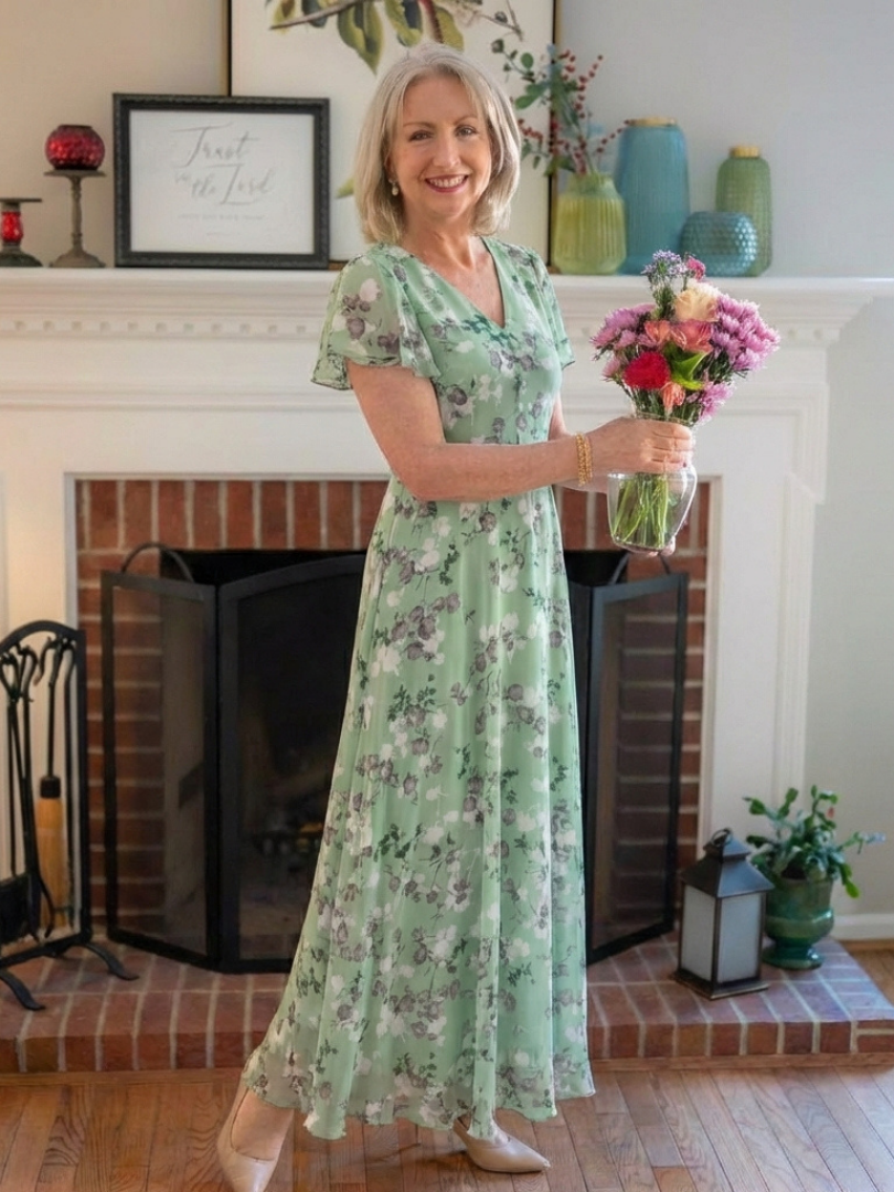 Serena Flow Dress - Elegante Jurk met Luchtige Pasvorm & Flatterende Fit