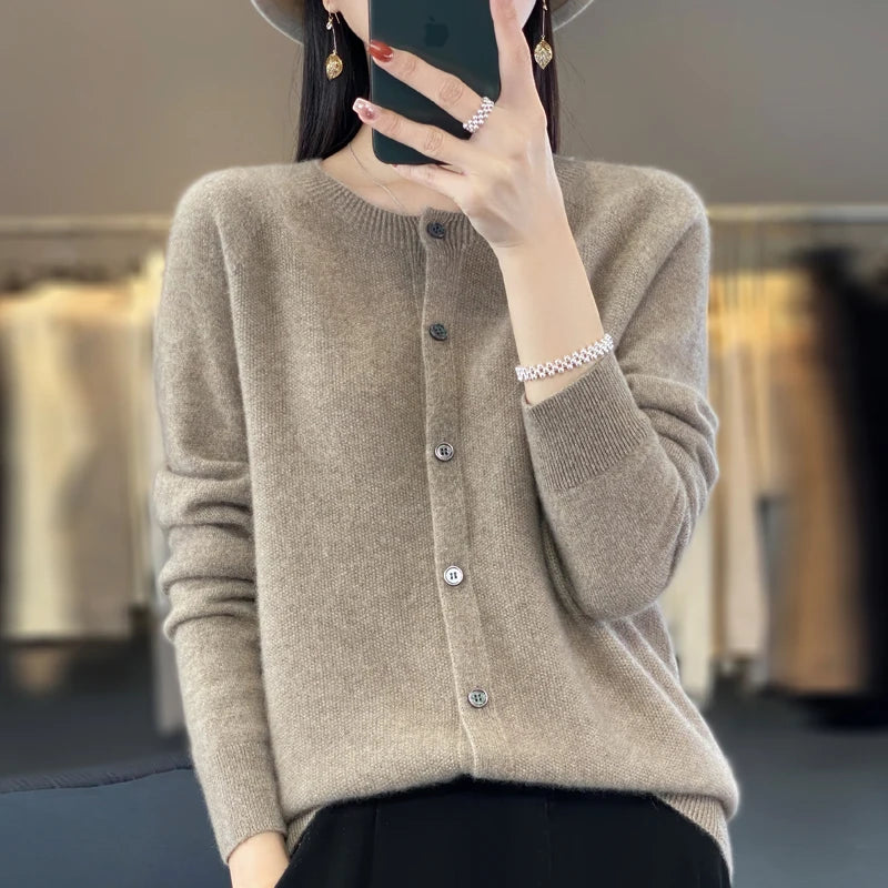 Sofia Cardigan - 100% Merinowol