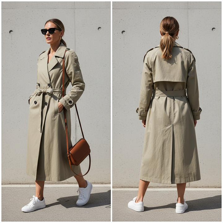 Camille Trench - Accentueert je taille en beweegt licht met je mee